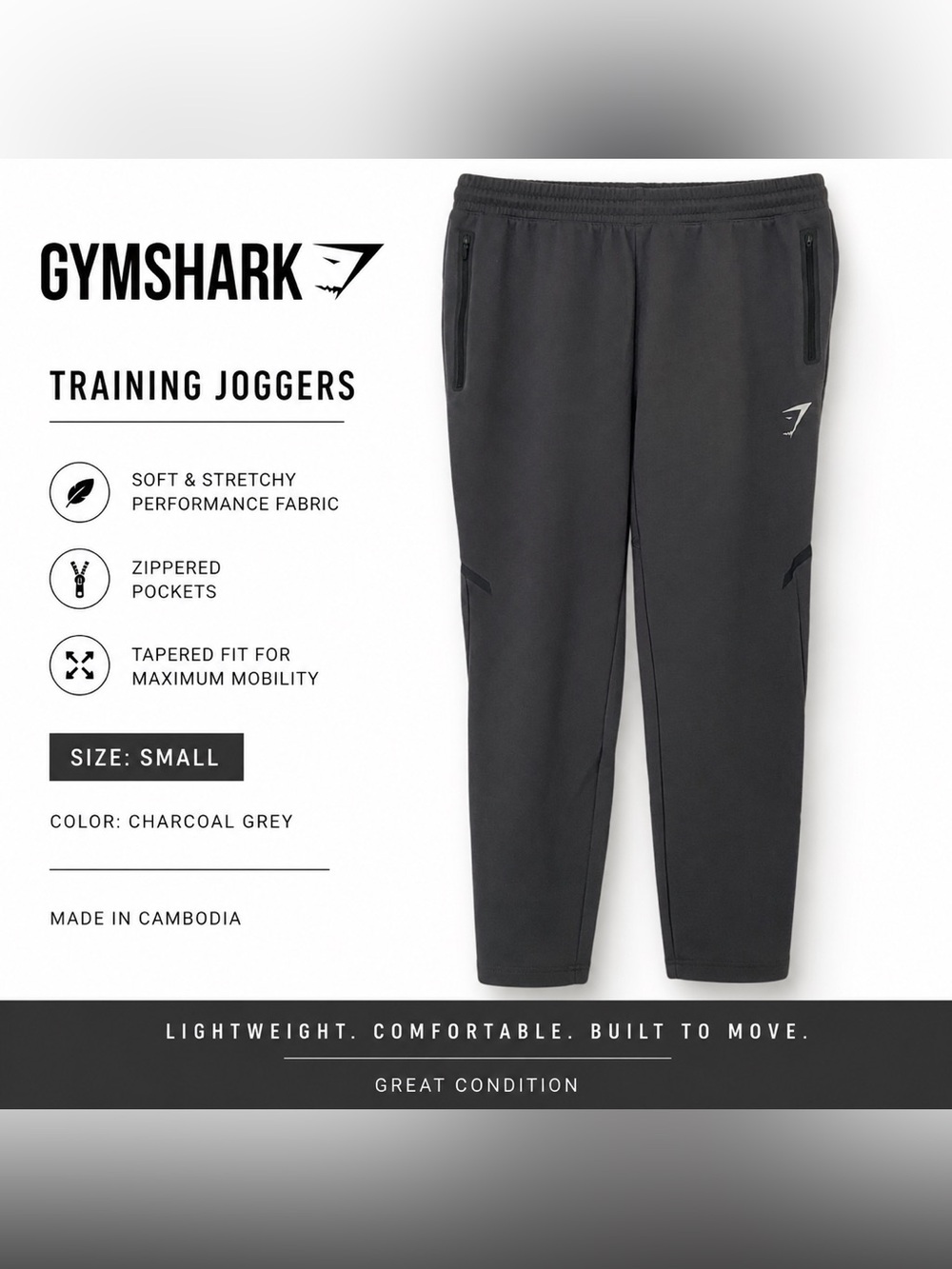 Gymshark men’s training joggers